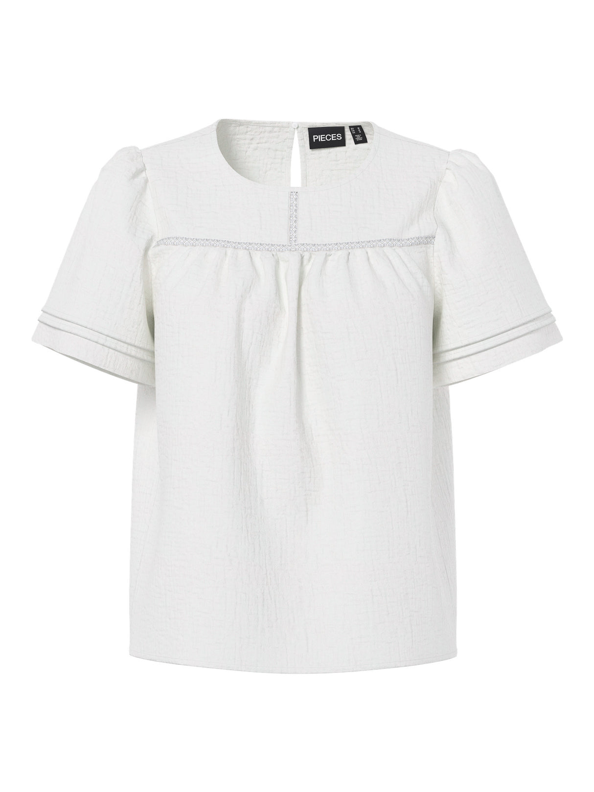 Cloud Dancer Top fra PIECES - 17162293