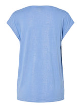 Hydrangea GLITTER SILVER Bluse fra PIECES - 17162299