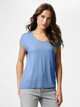Hydrangea GLITTER SILVER Bluse fra PIECES - 17162299