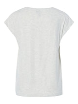 Light Grey Melange GLITTER SILVER Bluse fra PIECES - 17162299