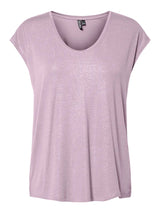 Winsome Orchid GLITTER SILVER Bluse fra PIECES - 17162299