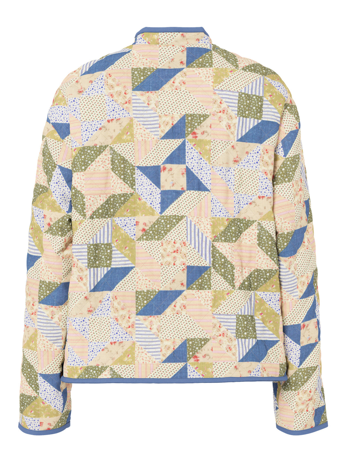 Birch PATCHWORK Quiltet jakke fra PIECES - 17162301