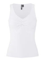Bright White Top fra PIECES - 17162318