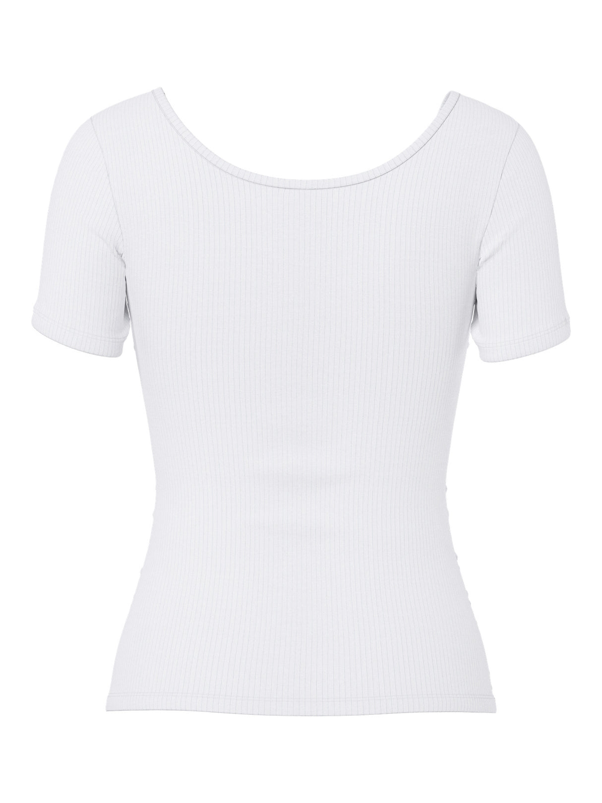 Bright White Top fra PIECES - 17162320
