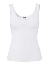 Bright White Top fra PIECES - 17162321