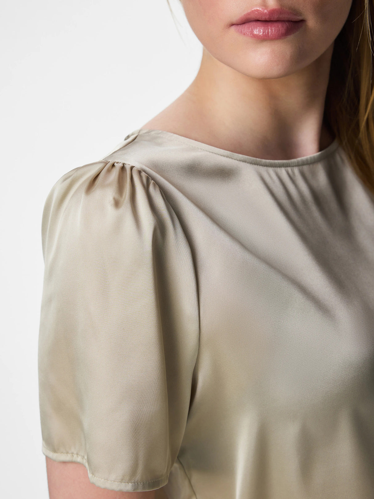 Silver Lining Top fra PIECES - 17162346