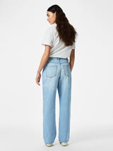 Light Blue Denim Bukser fra PIECES - 17162376