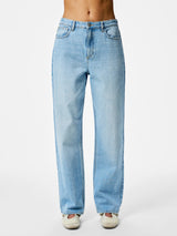 Light Blue Denim Bukser fra PIECES - 17162376