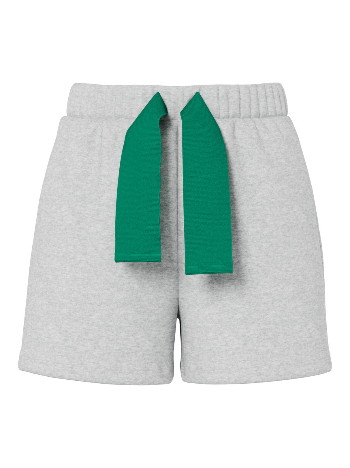 Light Grey Melange STRING PEPPER GREEN Shorts fra PIECES - 17162457