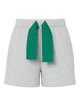 Light Grey Melange STRING PEPPER GREEN Shorts fra PIECES - 17162457