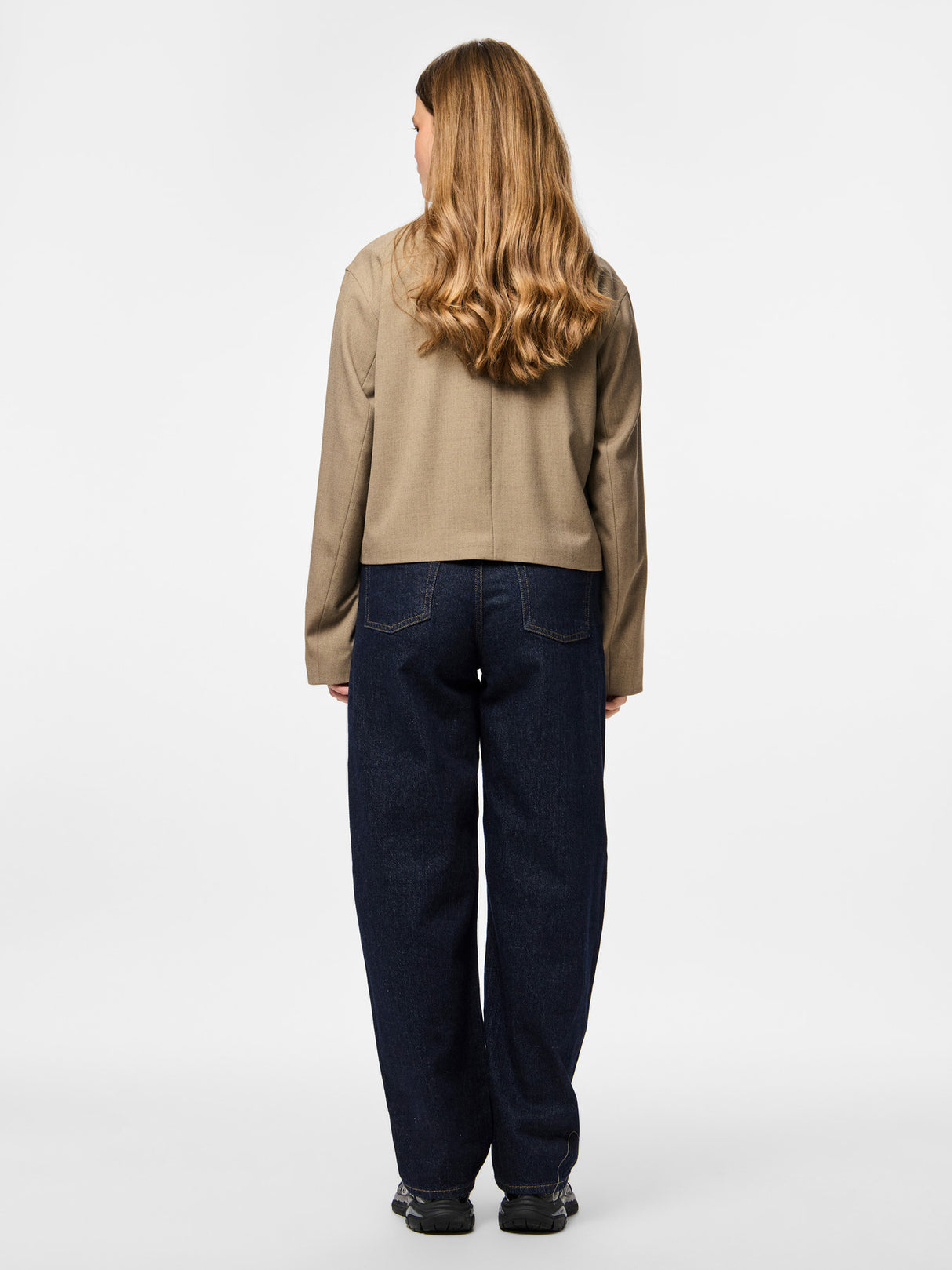 Greige Blazer fra PIECES - 17162581