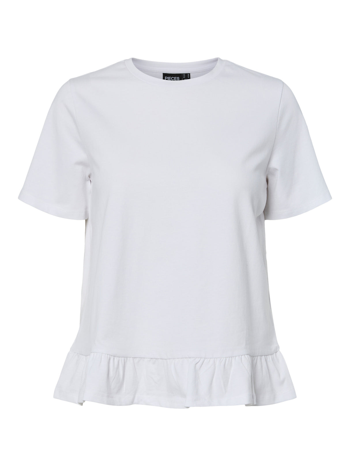 Bright White Bluse fra PIECES - 17163063