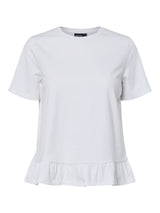 Bright White Bluse fra PIECES - 17163063