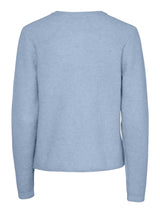 Cashmere Blue MELANGE Knitted Cardigan fra PIECES - 17163992