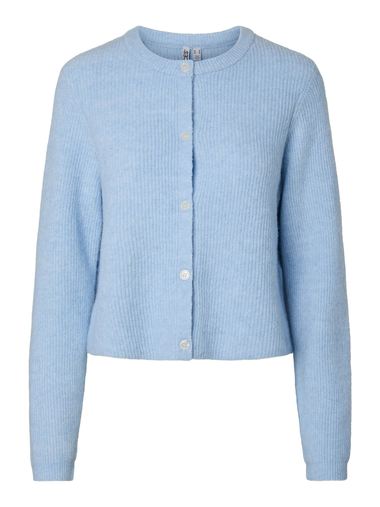 Cashmere Blue MELANGE Knitted Cardigan fra PIECES - 17163992