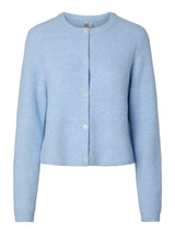 Cashmere Blue MELANGE Knitted Cardigan fra PIECES - 17163992
