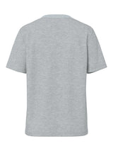 Light Grey Melange LUREX RIB Bluse fra PIECES - 17164946