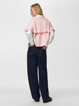 Pink-A-Boo Striktrøje fra PIECES - 17165521