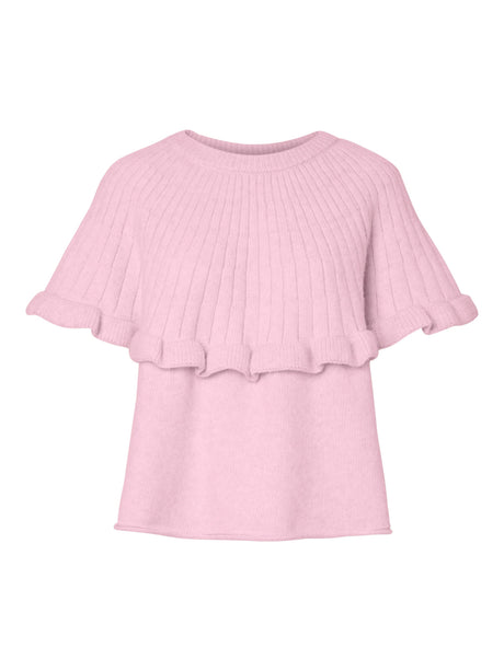 Pink-A-Boo Striktrøje fra PIECES - 17165521