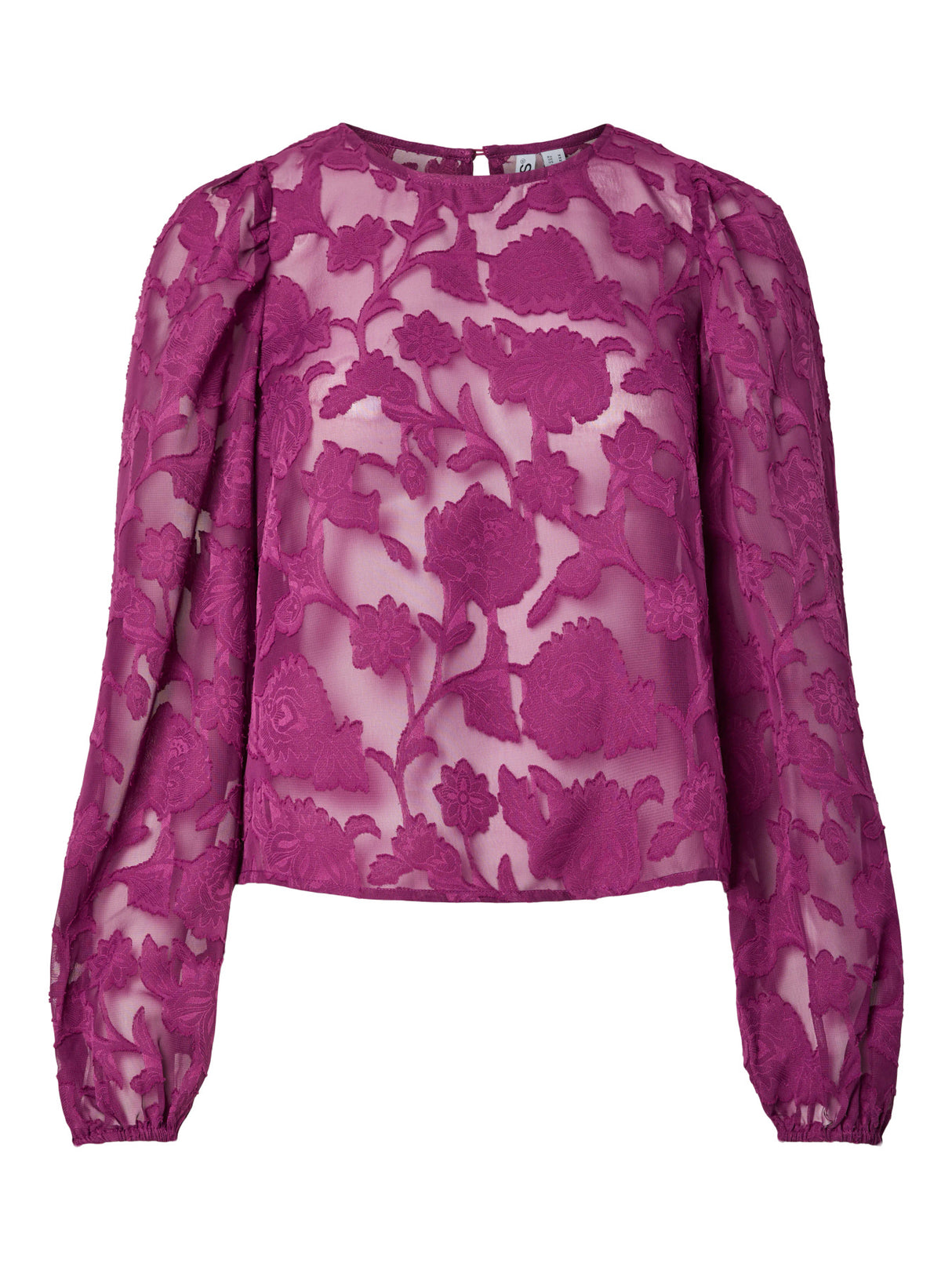 Dark Purple Top fra PIECES - 17165862