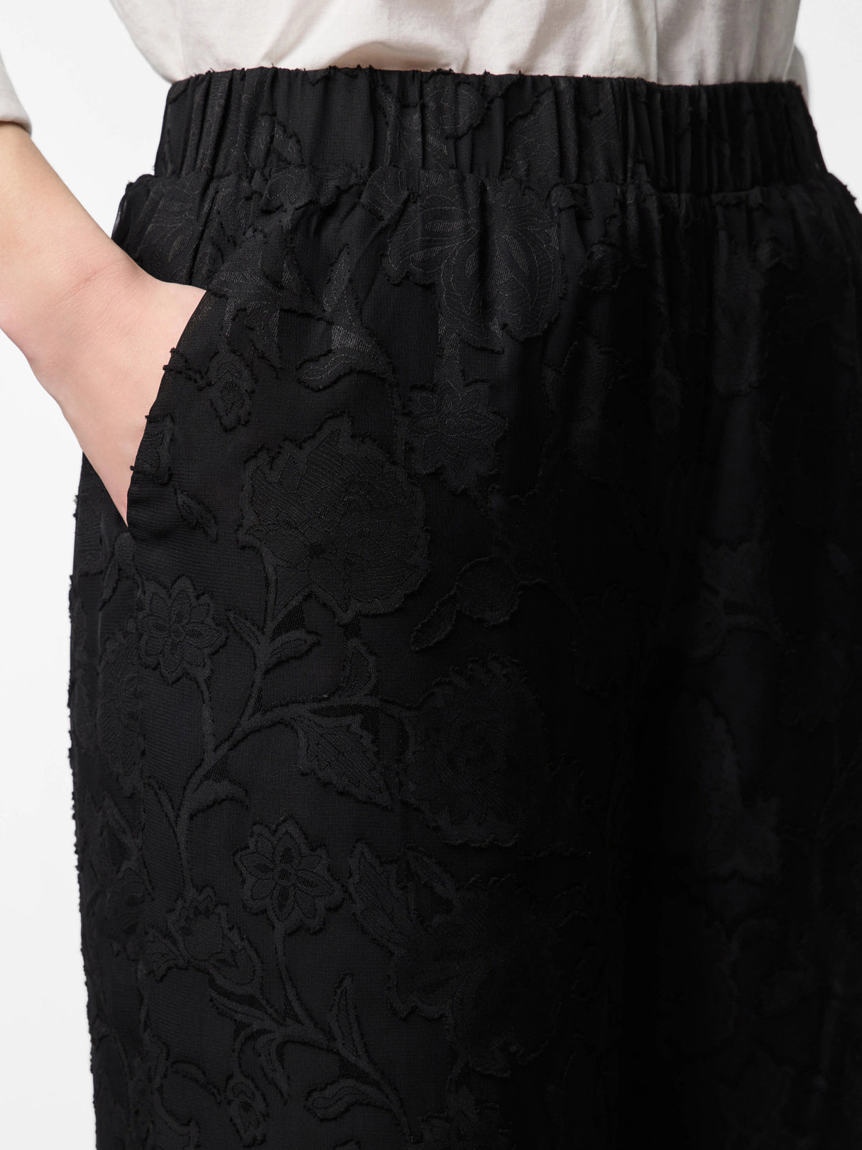 Black FULL LINING Bukser fra PIECES - 17165863