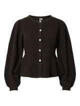 Delicioso Melange Striktrøje fra PIECES - 17166689