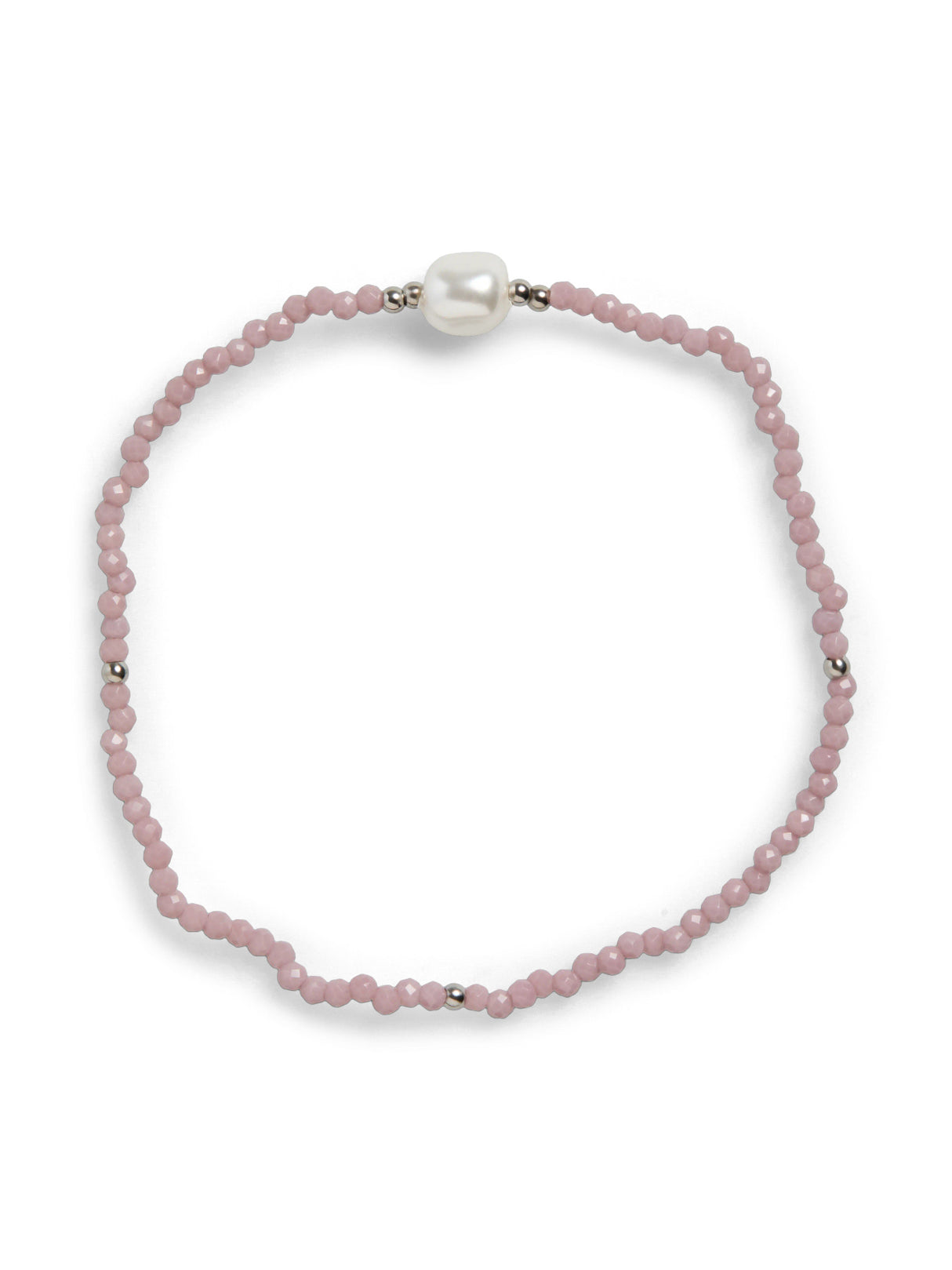 Pink Tulle St2/mop armbånd fra PIECES - 17166978