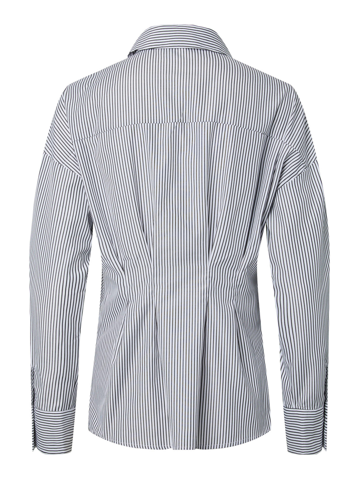 Bright White BLACK Bluse fra PIECES - 17167177