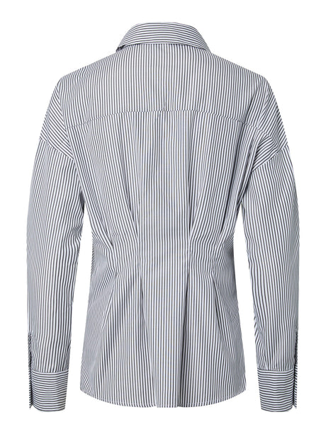 Bright White BLACK Bluse fra PIECES - 17167177