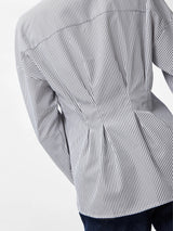 Bright White BLACK Bluse fra PIECES - 17167177