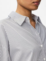 Bright White BLACK Bluse fra PIECES - 17167177