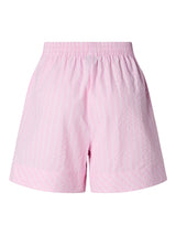 Roseate Spoonbill White and dark pink Shorts fra PIECES - 17168737