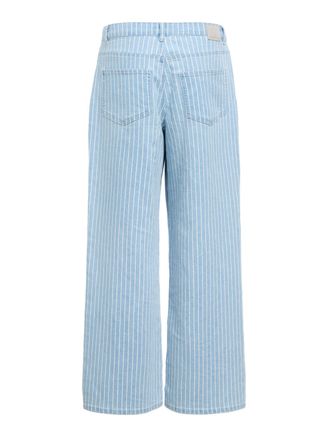 Light Blue Denim White Bukser fra Object - 23048741