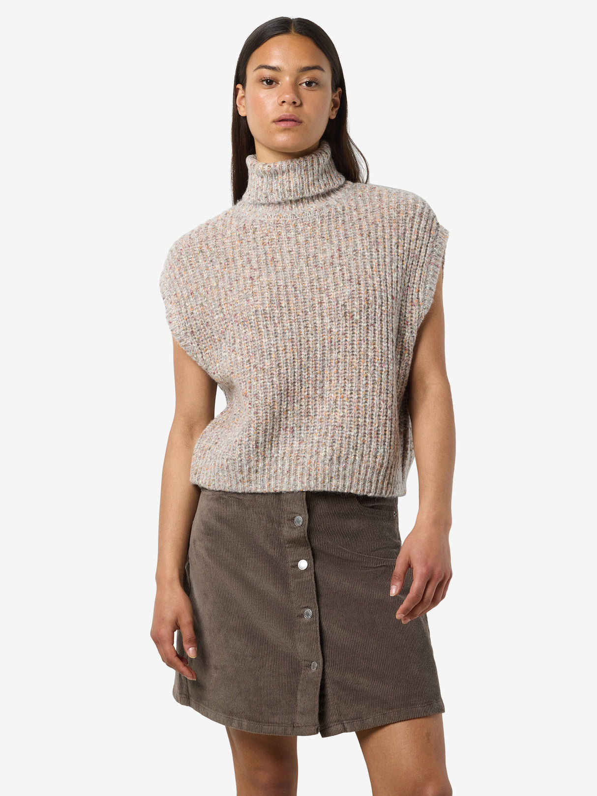 Light Grey Melange MULTICOLOUR Blazer fra Noisy May - 27034731