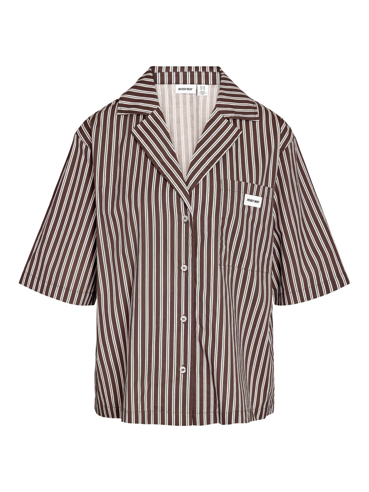 Chocolate Brown BIRCH Bluse fra Noisy May - 27039552