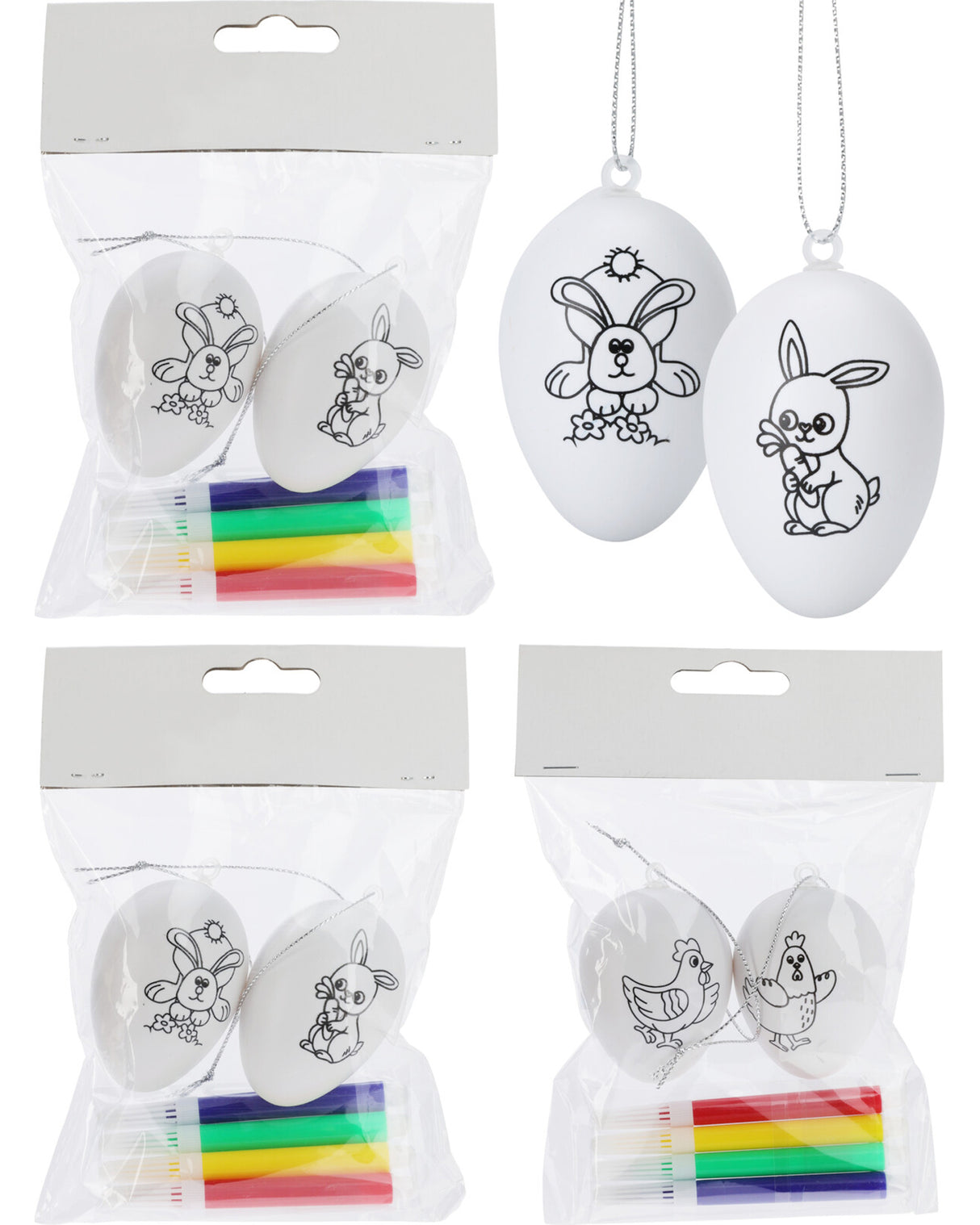 Æg der kan males med 4 tusser