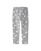 Grey Melange Rainbow Clouds Leggings fra Name it - 13234445