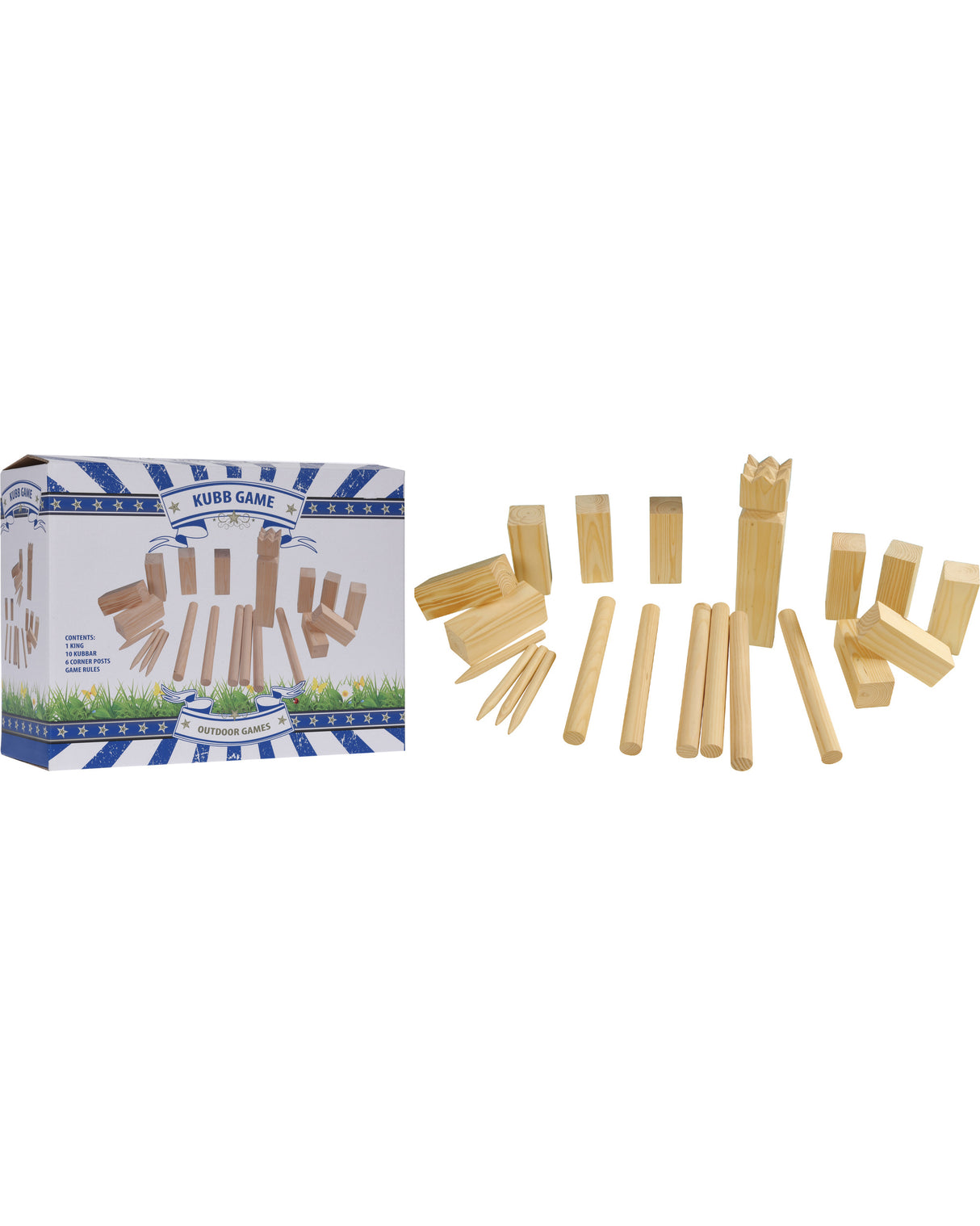 Kongespil - Kubb spil LARGE