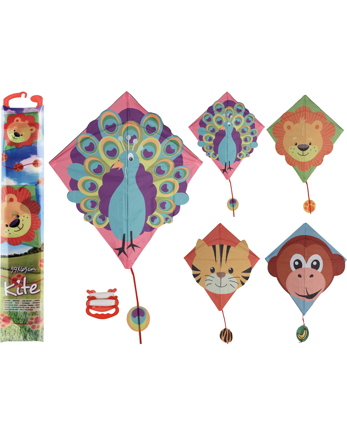 Drage i nylon 59x65 cm 1stk