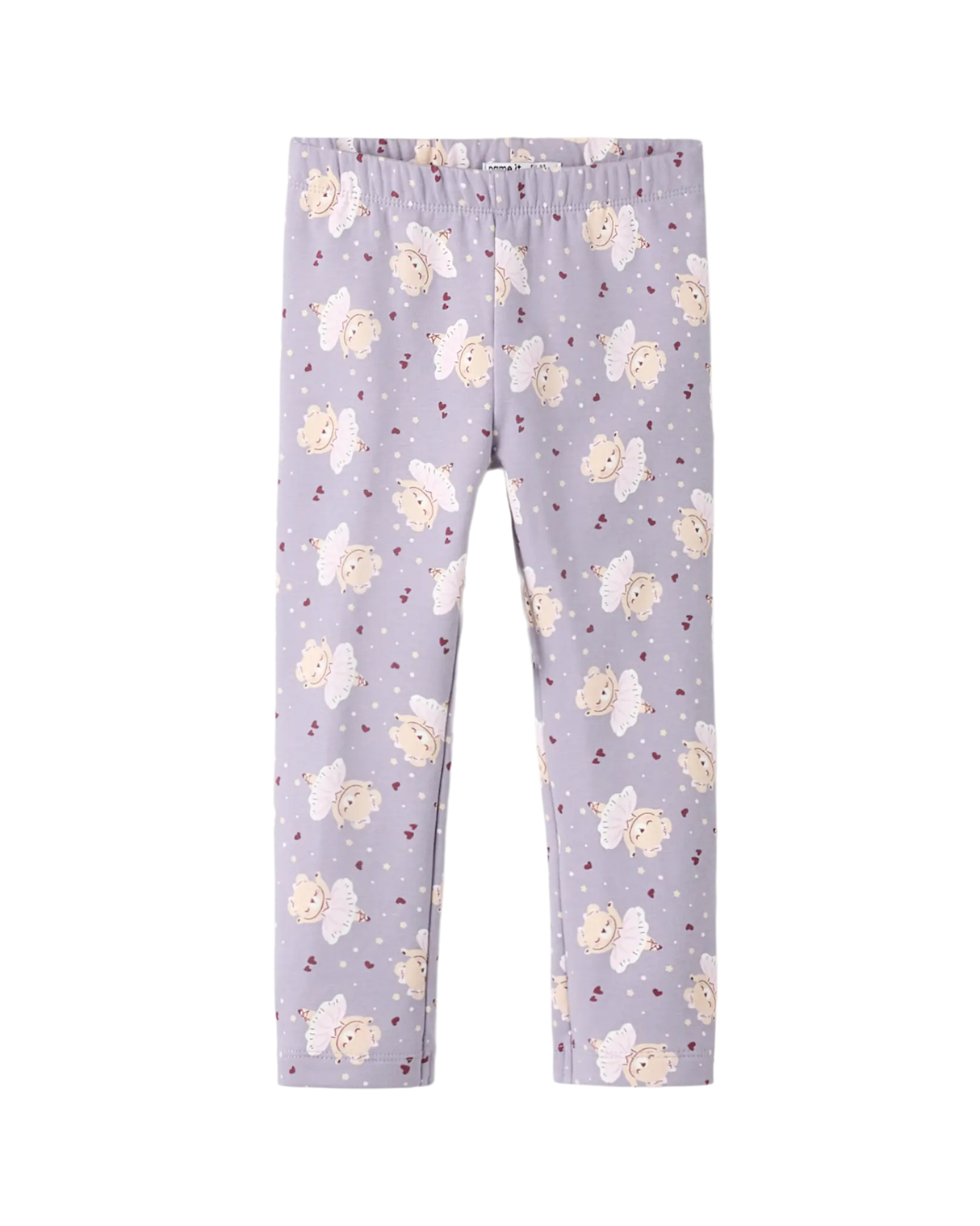 Name it Lavender Gray Ballerina Bear Leggings - 13234445