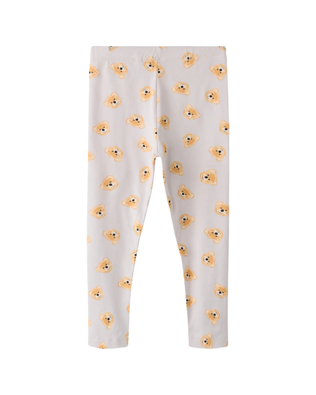 Name it Lilac Marble Teddy Bears Leggings - 13225099