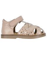 Lyserød Sofie Schnoor sandal med guld hjerter - Nude Rose - P231828-4060