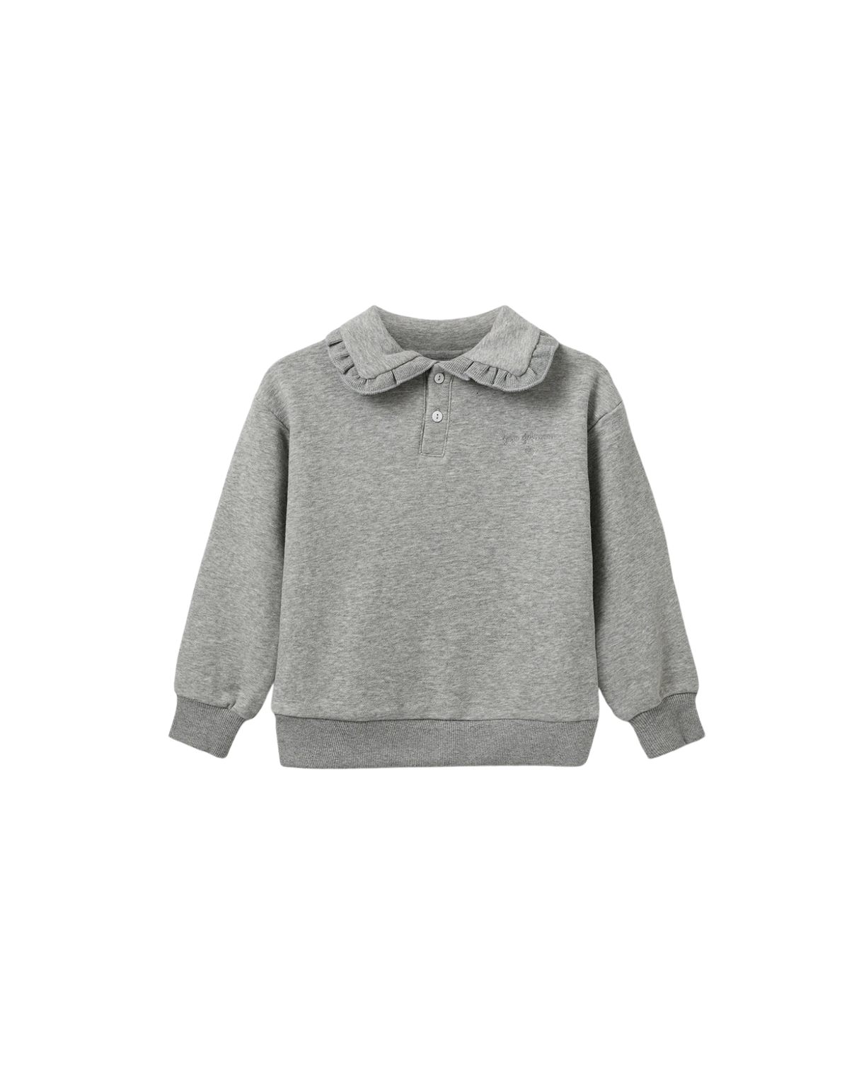 Grå - Grey Melange - Sofie Schnoor - Sweatshirt - P253401-8010