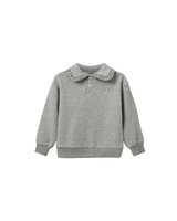 Grå - Grey Melange - Sofie Schnoor - Sweatshirt - P253401-8010