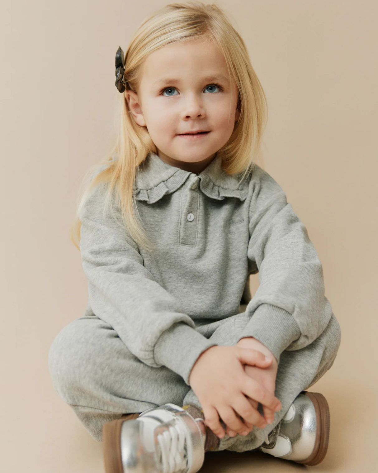 Grå - Grey Melange - Sofie Schnoor - Sweatshirt - P253401-8010