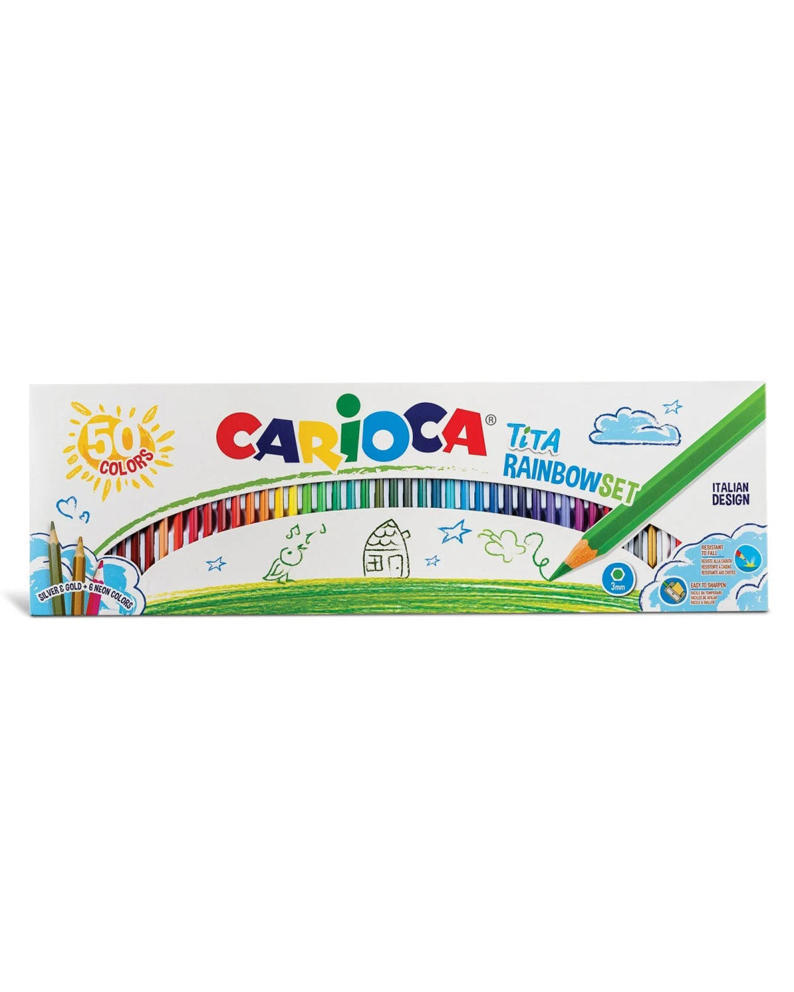 Colored pencils 50 pcs. Carioca