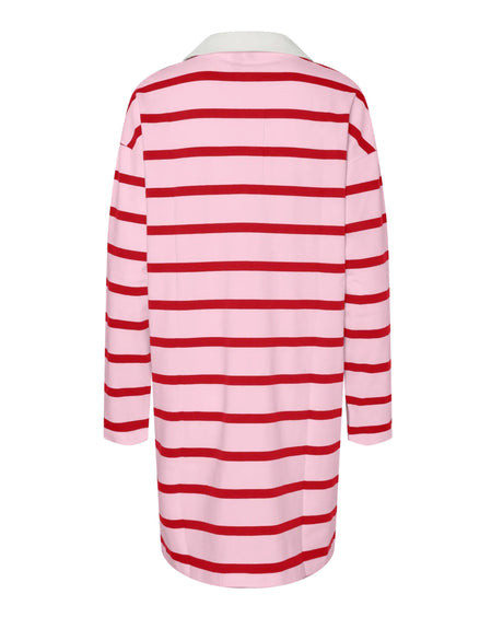 Lyserød - pink-a-boo/high risk - Pieces - polo kjole - 17160236