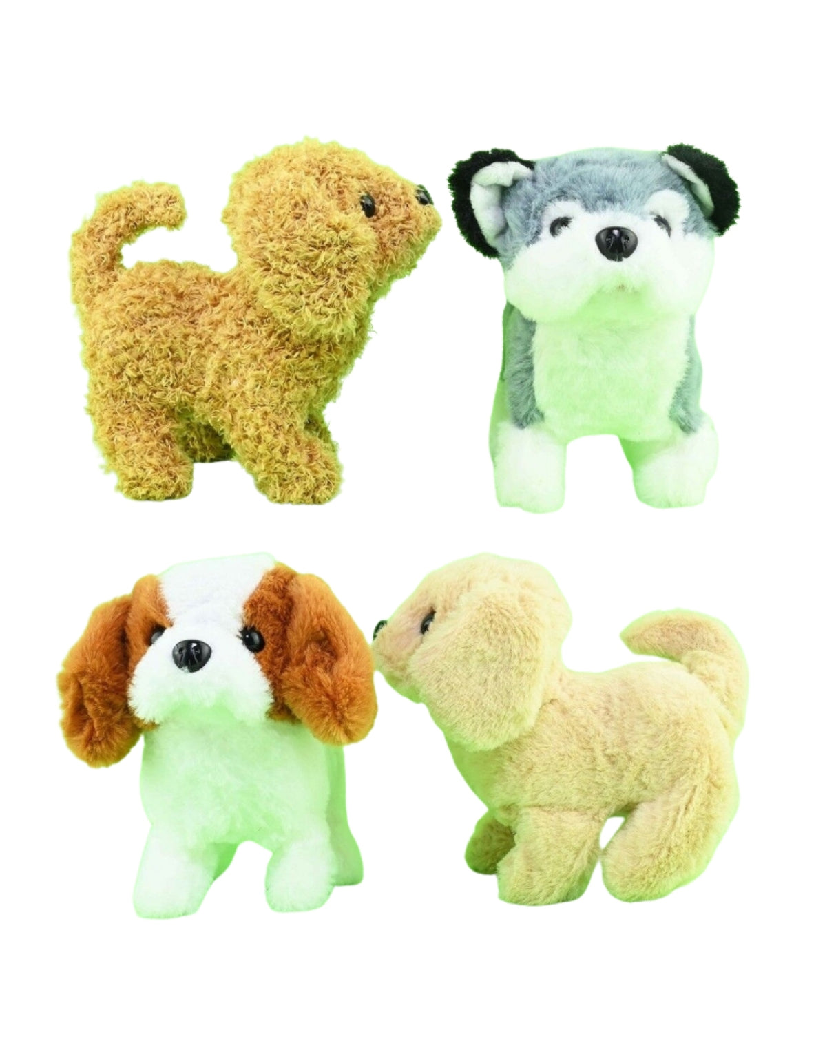 Pet Dog Electric B/O vælg mellem 4ass 18cm