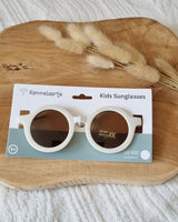 Solbriller til børn - UV400 Runde - Beige