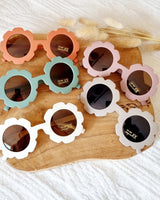 Solbriller til børn - UV400 Flower - Old Pink